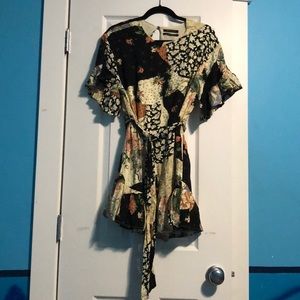 Women’s floral, quilted urban outfitters dress